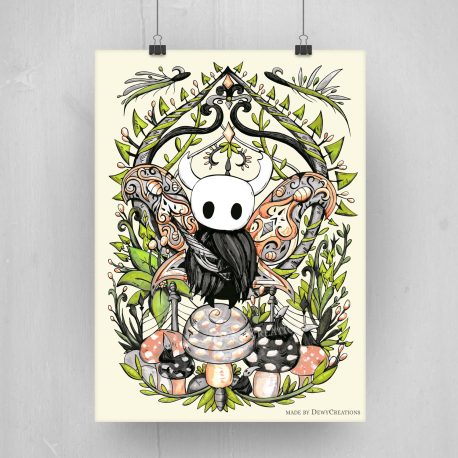 A3 Hollow Knight fanart poster Greenpath by . 