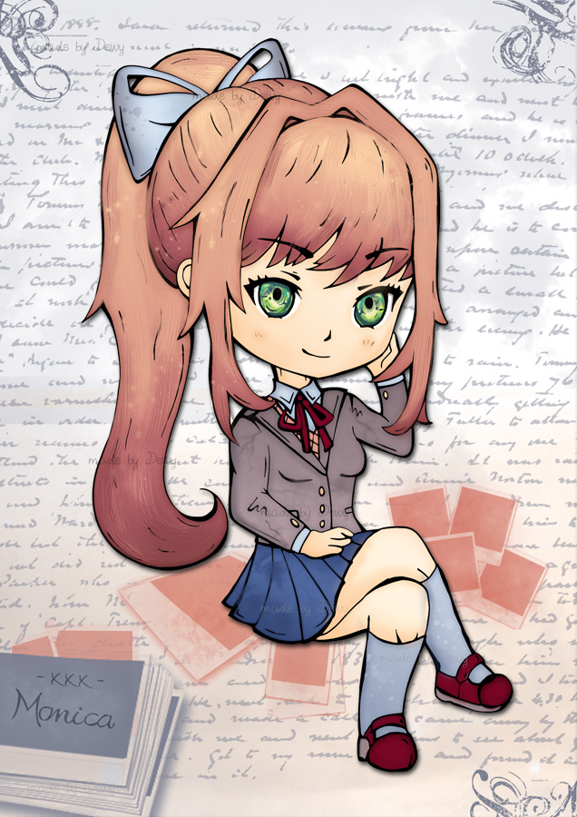 Monika Doki Doki Literature Club Print 