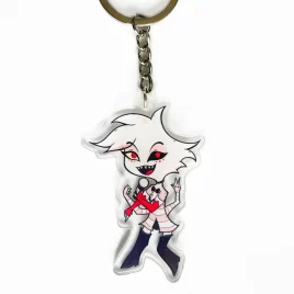 Acrylic keychain Hazbin Hotel Angel Dust by . 