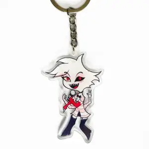 Acrylic keychain Hazbin Hotel Angel Dust by .