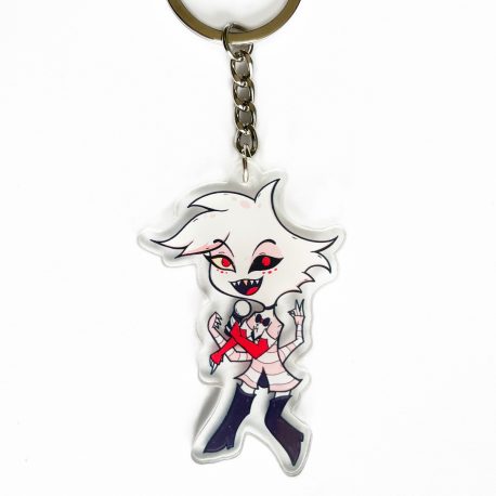 Acrylic keychain Hazbin Hotel Angel Dust by . 