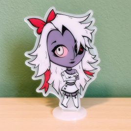 Acrylic stand Hazbin Hotel fanart Vaggie by . 