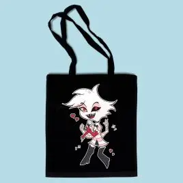 Angel Dust Hazbin Hotel fanart Tote Bag by . 