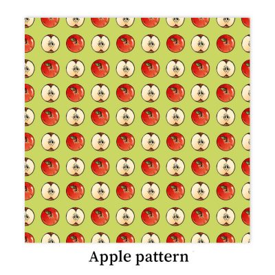 Apple-pattern-DewyCreations2 by Dewy Venerius. 