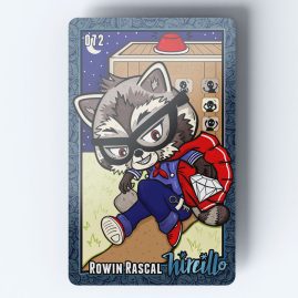 Character-design-Raccoon-Rowin-Rasacal-Dewy-Venerius-B by . 