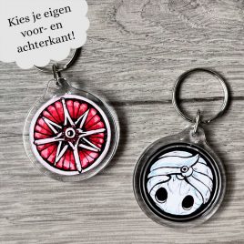 Custom made Hollow Knight charm keychains by . 