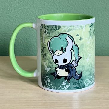 Groene Hollow Knight fanart mok by . 