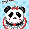 Happy-birthday-Panda-cardB by Dewy Venerius.