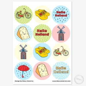 Hello-Holland-Nederland-stickers-stickervel-sluitstickers-snailmail-postcrossing3 by .