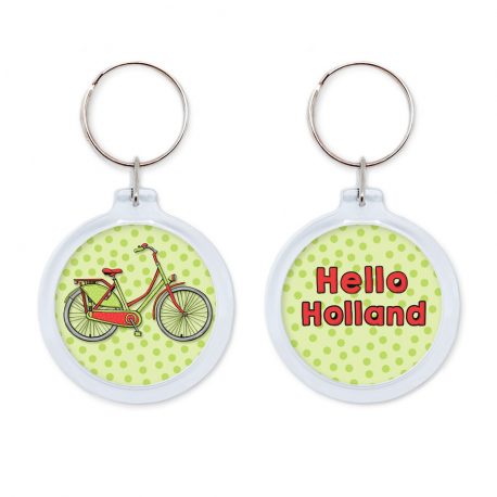 Hello Holland fiets sleutelhanger