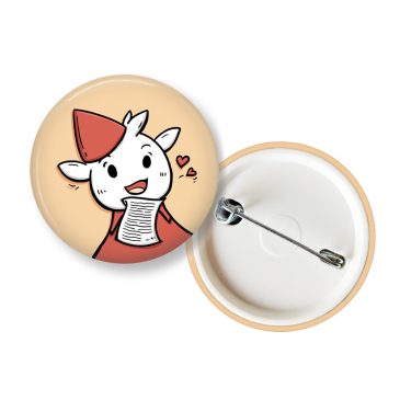 Hilda fanart button Alfur Dwarf Dwerg by . 