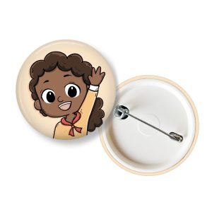 Hilda fanart button Frida black girl by .