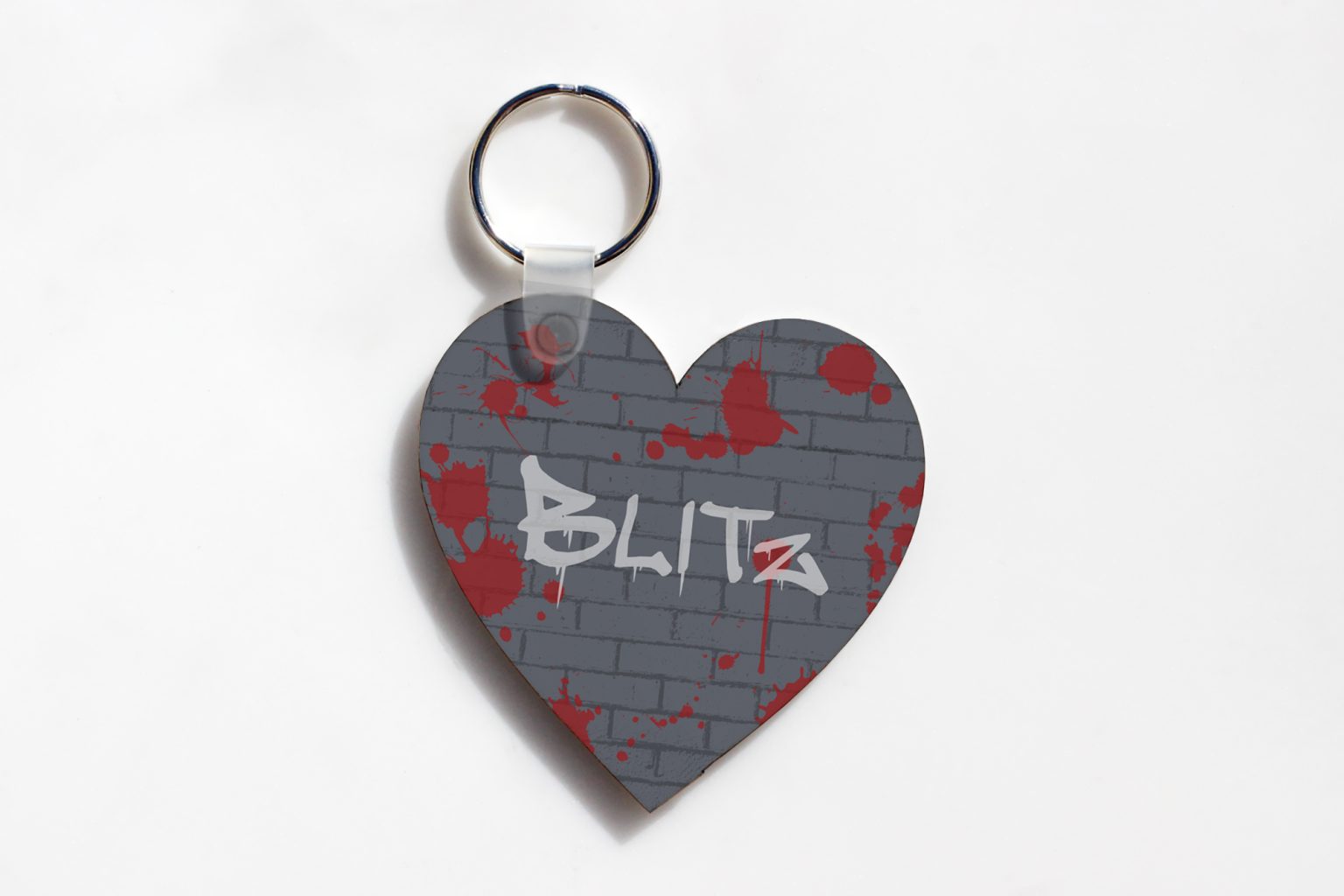 Wooden keychain - Helluva Boss - Blitz