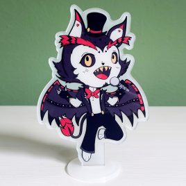 Husk Hazbin Hotel fanart acrylic stand by . 