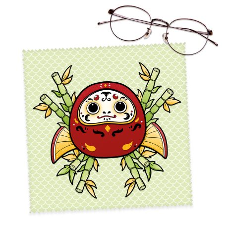 Japans Aziatisch brillendoekje Daruma by . 