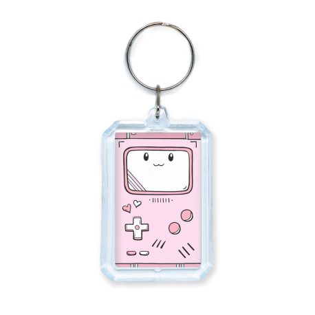 Kawaii Gamer Girl schattige gameboy sleutelhanger by This image may not be used for commercial use or personal purposes without direct permission of the artist and creator, Dewy Venerius. It has a following licence: Attribution-NonCommercial-NoDerivatives 4.0 International (CC BY-NC-ND 4.0).. 