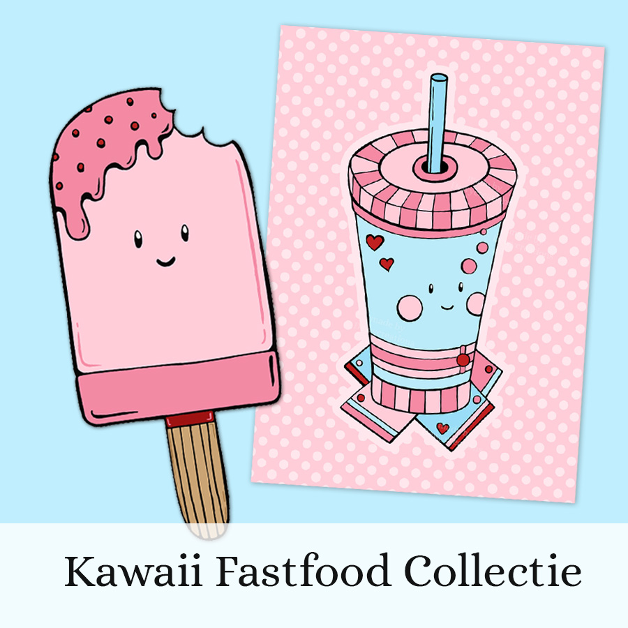 Kawaii-foods-collectie-Dewy by .