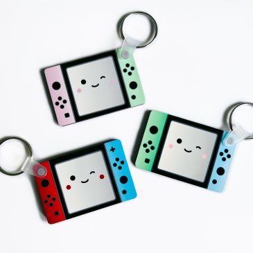 Kawaii gamer nintendo switch sleutelhanger keychain by . 