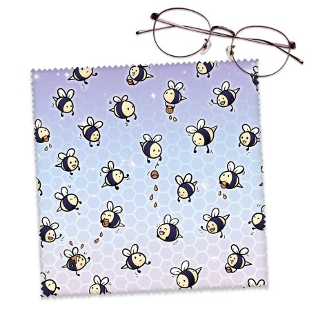 Kawaii schattig paars brillendoekje bijtjes bijen webshop by . 