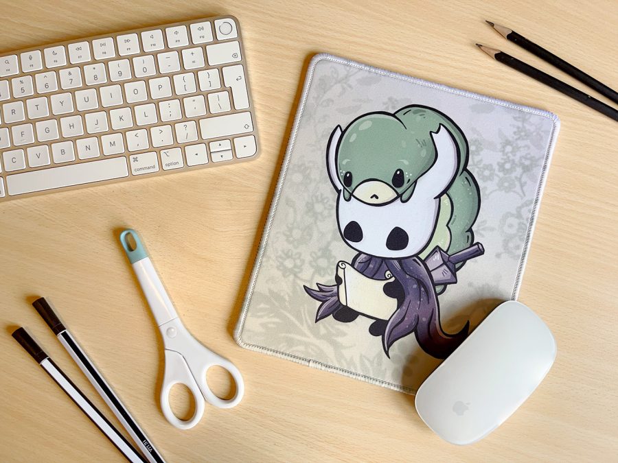 Hollow Knight mousepad, een groot formaat gaming muismat, is ook
