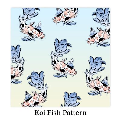 Koi-fish-pattern-DewyCreations by Dewy Venerius. 