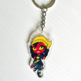 Millerd Millie acrylic keychain Helluve Boss by . 