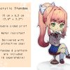 Monika-Doki-Doki-Literature-Club-fanart-acrylic-standee-info by .