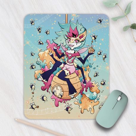 Mousepad Beelzebub Helluva Boss blue by . 