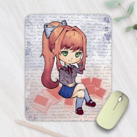 Mousepad Doki Doki Literature Club DDLC Monika by . 