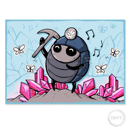 Myla-Hollow-Knight-fanart-print by . 