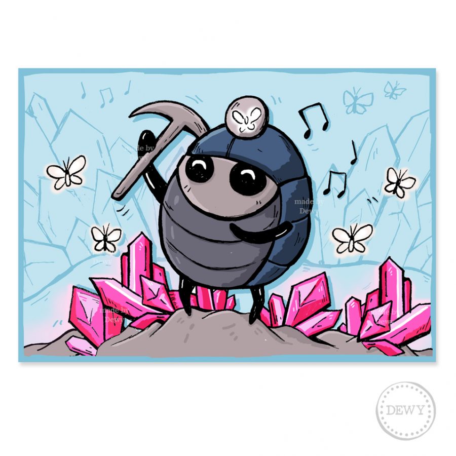 Myla Hollow Knight Fanart Print   Myla Hollow Knight Fanart Print 900x900 