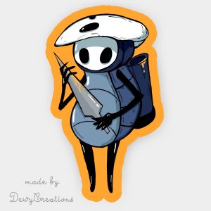 Quirrel-sticker-Hollow-Knight-fanartB by .