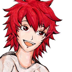 Red-hair-anime-boy-DewyCreations by . 
