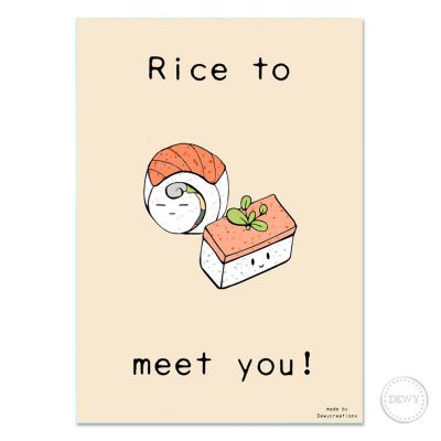 Rice to meet you design 3