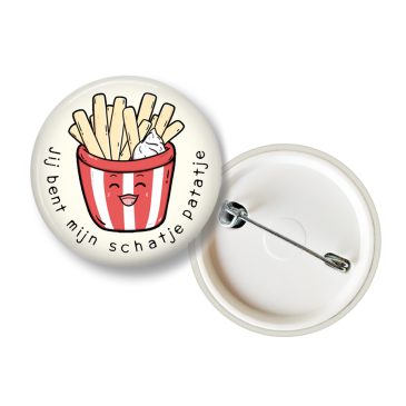 Schattige grappige kawaii button patat friet patatje frietje valentijn by . 