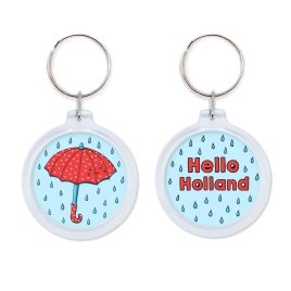 Schattige-kawaii-rode-paraplu-umbrella-keychain-sleutelhanger