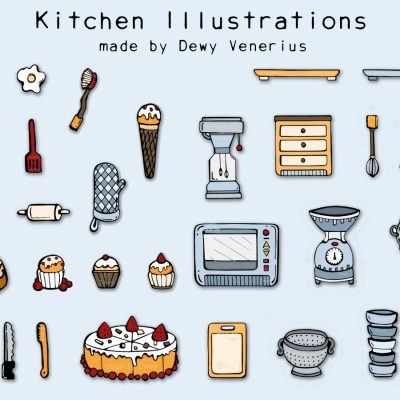 Kitchen illustrations