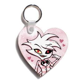 Wooden keychain Hazbin Hotel Angel Dust by . 