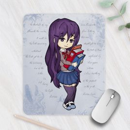 Yuri Doki Doki Literature Club DDLC mousepad muismat by . 