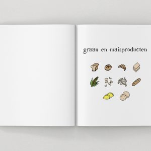 Ontwerp en concept voor boekje voedselverzameling.